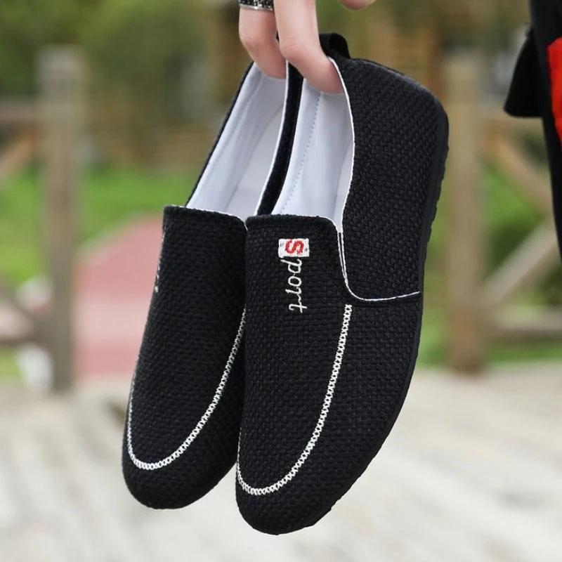 Fashion Casual Shoes for Men Alphabet Flat Sneakers Breathable New In Legitimate Promotion Fashion 2025 Man Shoe Adults Trend Deals Work