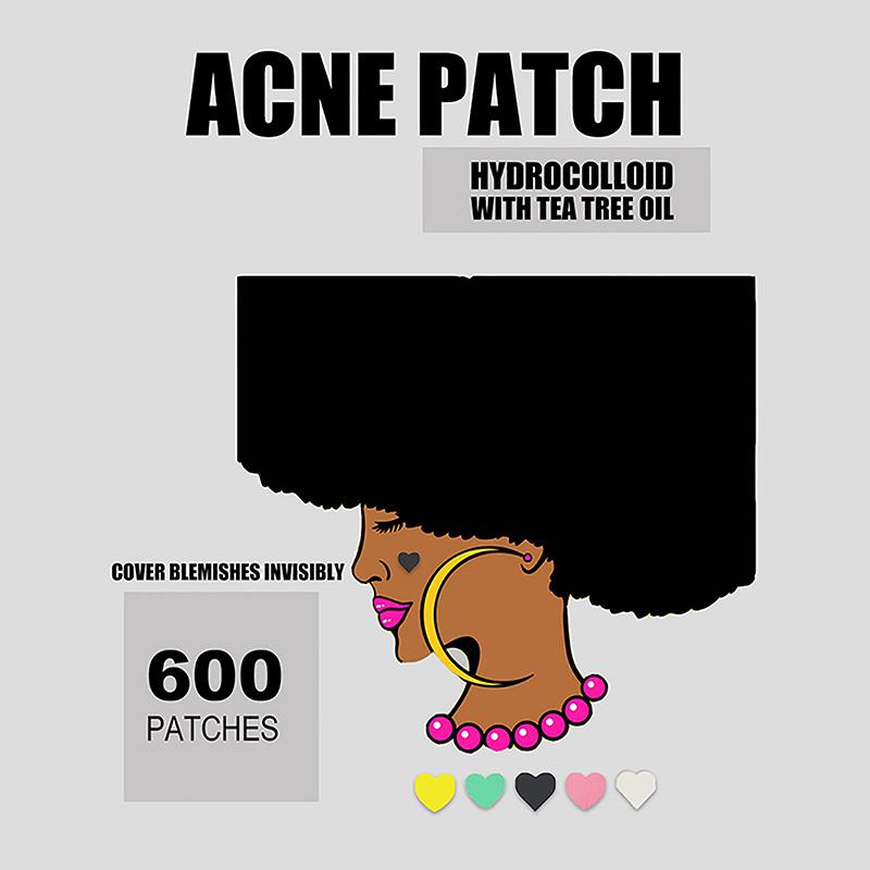 300/600/1200 Pcs/Set Heart Pimple Patch Acne Colorful Invisible Acne Removal Skin Care Stickers Concealer Face Spot Beauty