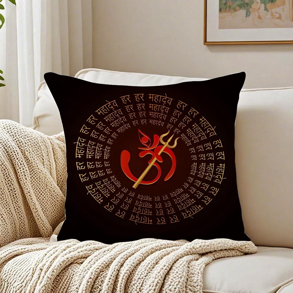 

SShiva Classical Design Print Cushion Cover Pillowcase Antidustmite living Room Sofa Decor Cushion Room 30X30cm