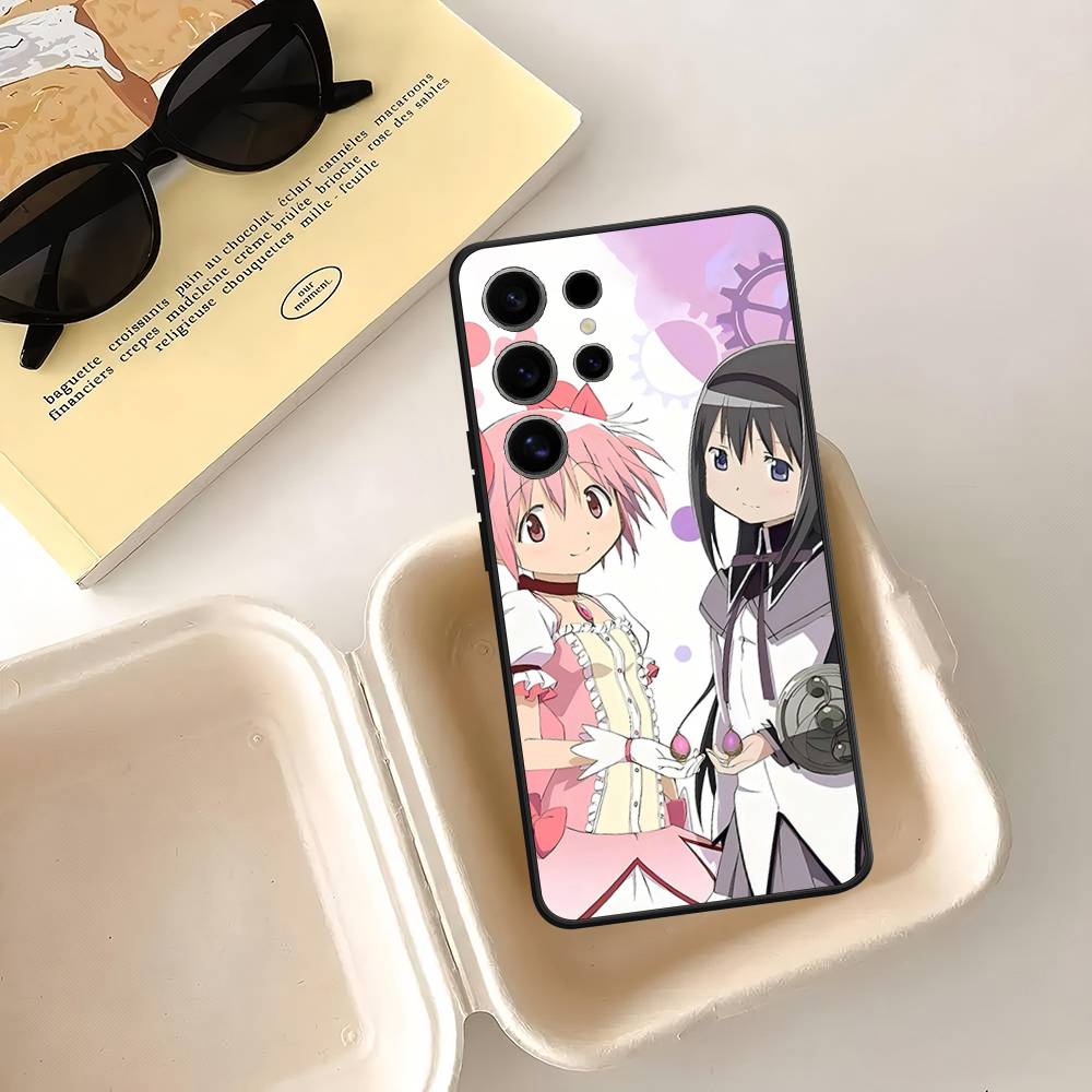 

Чехол-накладка P-Puella Magi Madoka Magica для Samsung Galaxy Case S25 S23 S22 S21 S30 S20 S10 Ultra Plus FE, Мягкий чехол из ТПУ Samsung S23 5G