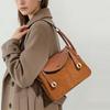 2025 Women's Bag First-layer Cowhide Lindi Matte Leather Large-capacity Fashionable Commuter Doctor Shoulder