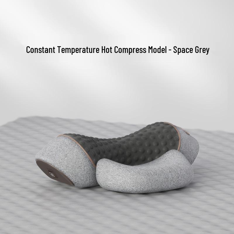 Heated Cervical Support Pillow with Massage & Neck Vertebrae Protection