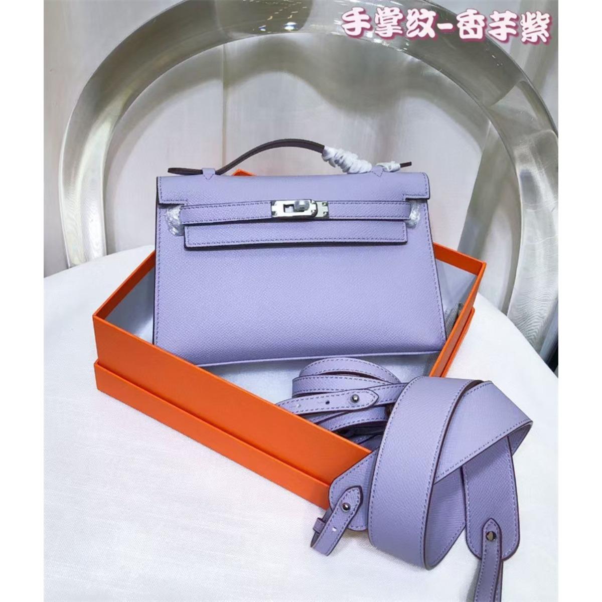 

Высококачественная новая женская сумка Kelli с узором под пальму, первое поколение, из натуральной кожи, с замком, портативная, на плечо, мессенджер 22CM