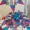 Complete Girl's Birthday Party Set Paper Plates Napkins Cups Balloons Decorations