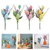 Efficient Spring Festival Eggs Artificial Flower Bouquets Bright Home Office Easters Celebration Decoration