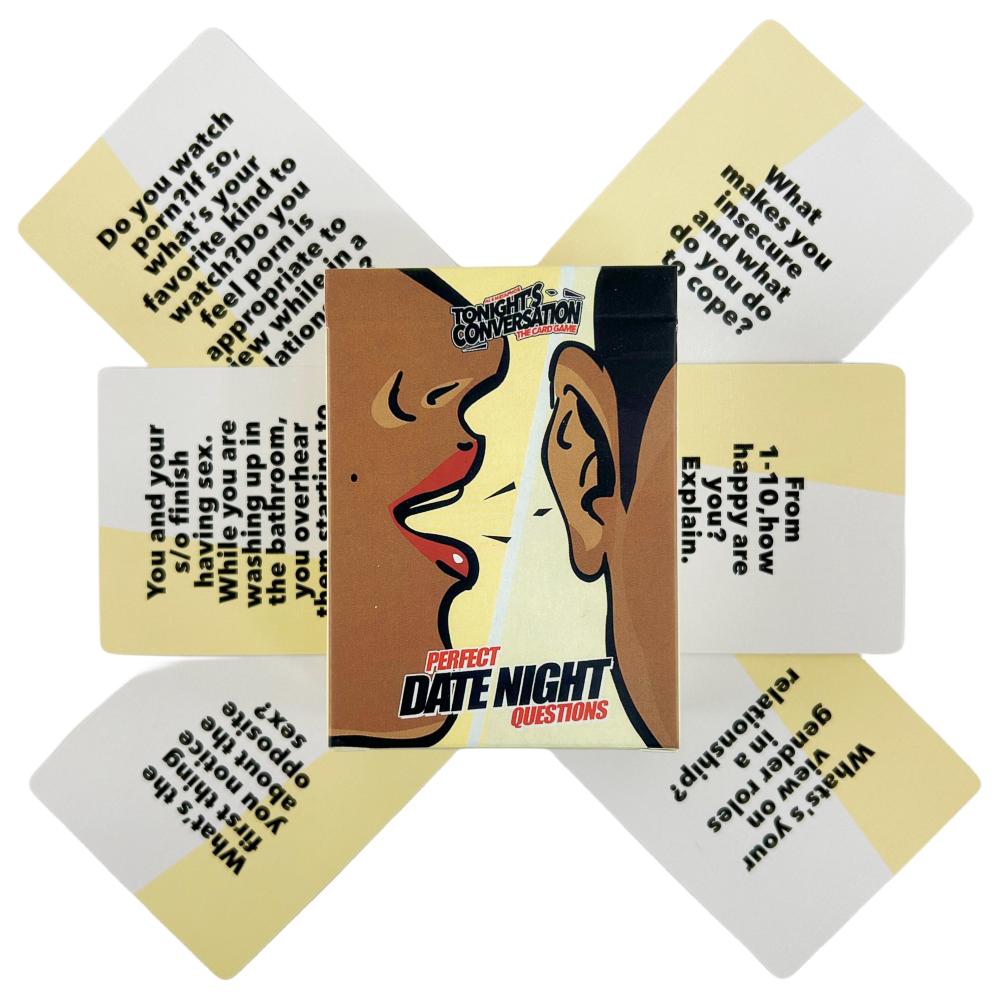 Tonight's Conversation Card Game Date Night Edition Over 100 Open-ended Questions