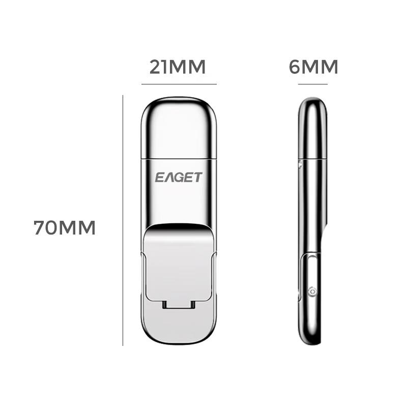 EAGET HS-C02 High-Speed Dual-Interface SSD USB Drive