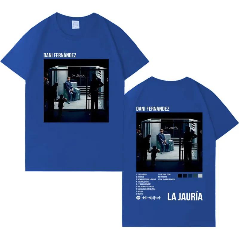 Dani Fernandez La Jauria Gothic Cover 2026 TShirt Mens HipHop TShirt Crew Neck Casual High Quality Mass TShirt