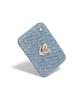 Lemasque Pie Heart Slim Card Wallet Denim