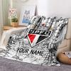 Custom Name SPFC Flannel Blanket, High quality Comfortable for All Seasons, Home Decor, Warmth and Comfort