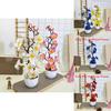 Plum Blossom Faux Plant With Plastic Stem For Wedding Decorations And Photography Props