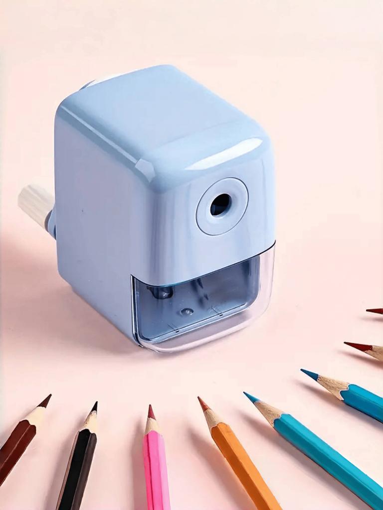 1 Cute Pencil Sharpener, School Stationery, Hand Cranked Pencil Sharpener, Effortless Pencil Sharpener