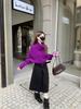 Korean Style High Waist Woolen A-line Midi Skirt - Women's Versatile Autumn/Winter Slimming Casual Skirt