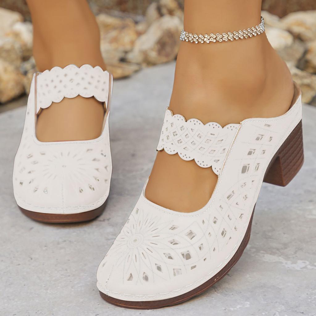 Γυναικεία Σανδάλια Χοντρό Ψηλό Τακούνι Στρογγυλή Μύτη Μπλοκ Φόρεμα Νυφικό Πάρτι Γαμπρός Παπούτσια Steppers Γυναικεία Σανδάλια Γυναικεία Άνετα Σανδάλια