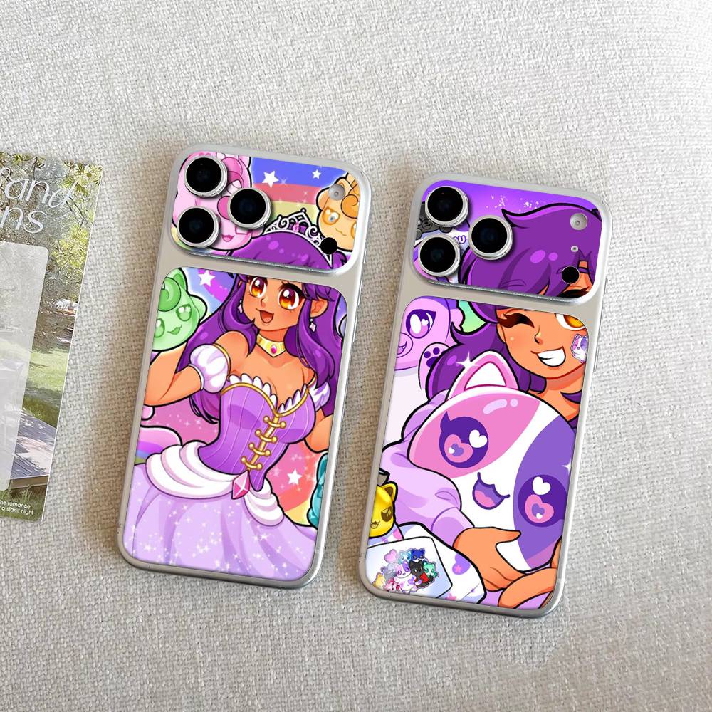 Aphmau Cute Girl Funny For Apple IPhone 17 Pro 17 Pro Max Back Cover Decal Wrap Skin Colorful Rear Protective Sticker Film