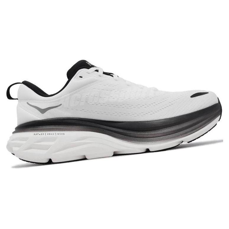 HOKA ONE ONE Bondi 8 2E Wide 'White Black' 1127953-WBLC