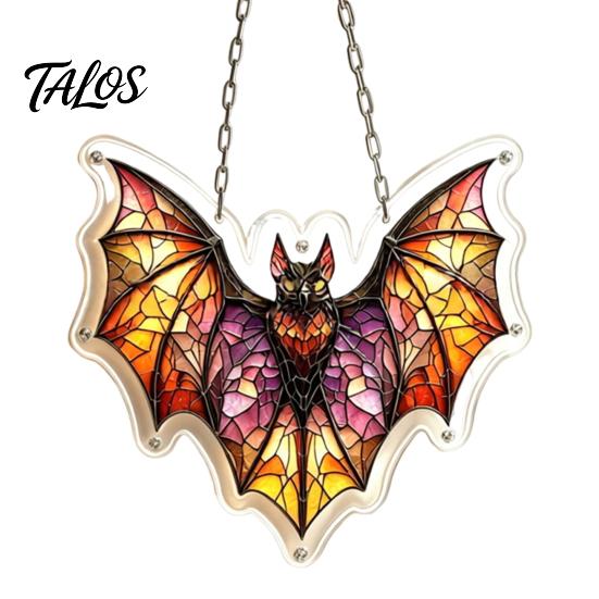Acrylic Puzzle Owl Puzzle, Colorful Rainbow Reflection Hanging Pendant, No-Glue Window Visor Decoration DIY Assembly Sun Collector, for Garden