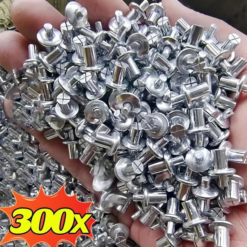 Hammer Drive Expansion Rivets Percussion Expansion Aluminum Nail Head Piercing Knock Type Small Tapping Screws Fasteners Kits