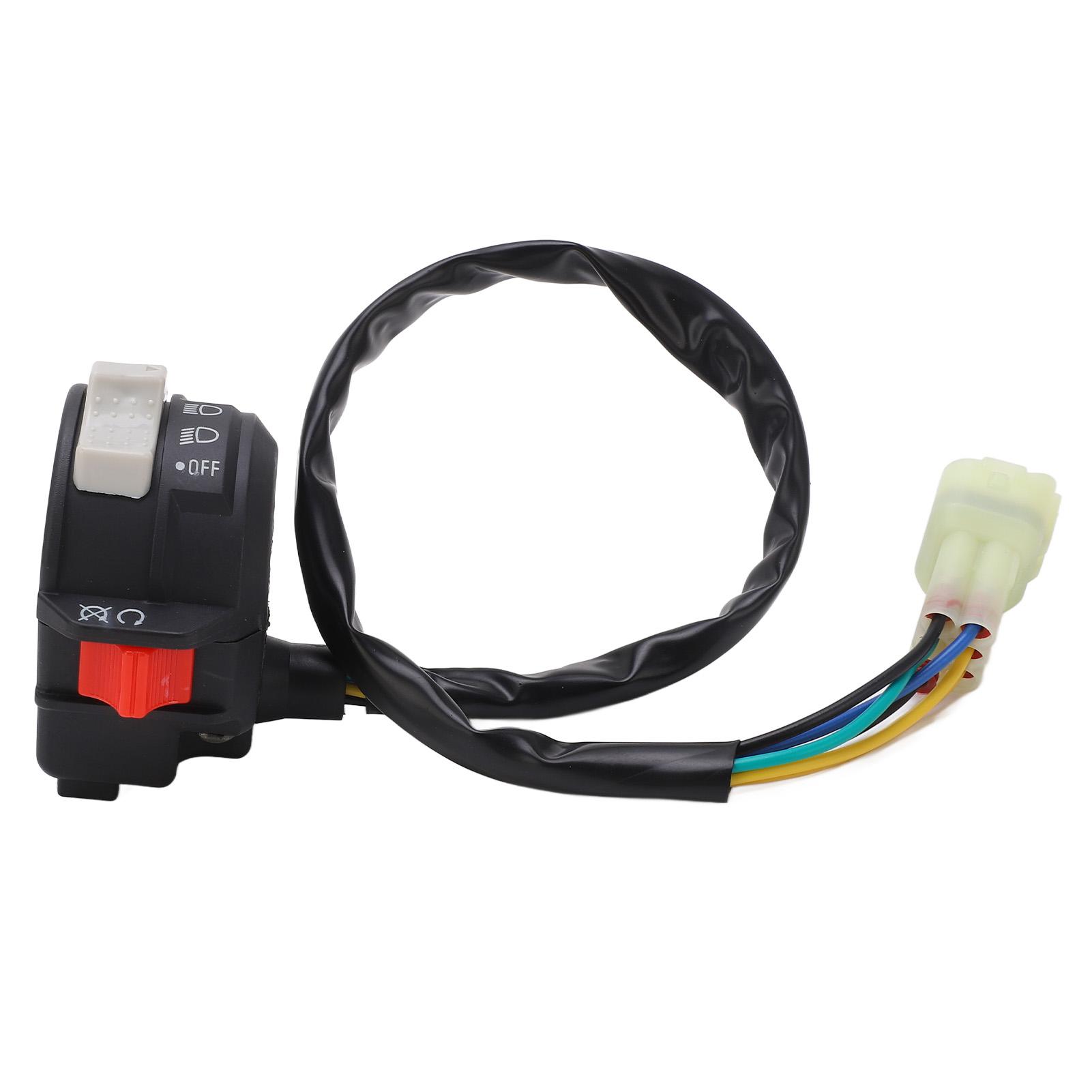 

ATV Left Side Handle Bar Switch Light High Low Off Function 5FK 83975 11 00 Replacement for Banshee 350 YFZ350 2002‑2006