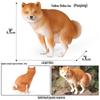 Realistic Corgi Puppy Heart Model: Cute Animal Toy & Desktop Ornament