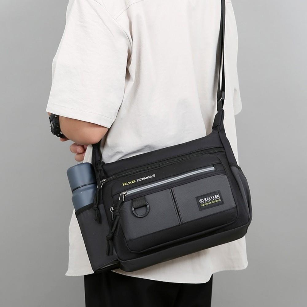 Side Pocket Business Messenger Bag Oxford Cloth Men  Crossbody Bag Men  Shoulder Bag  Male