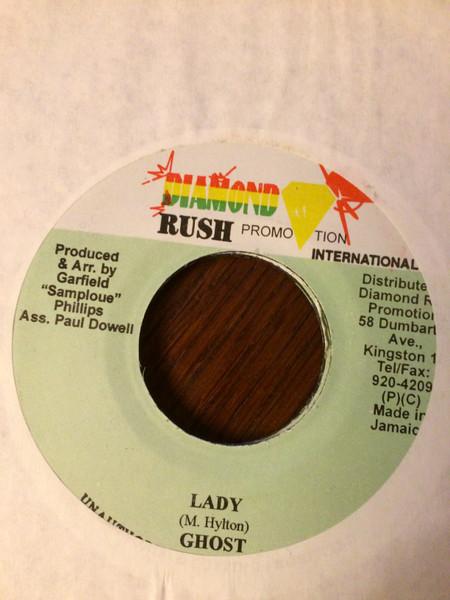 

7inch Record GHOST 6 Lady NONE Diamond Rush Pr Jamaica Reggae Ska Dub Used