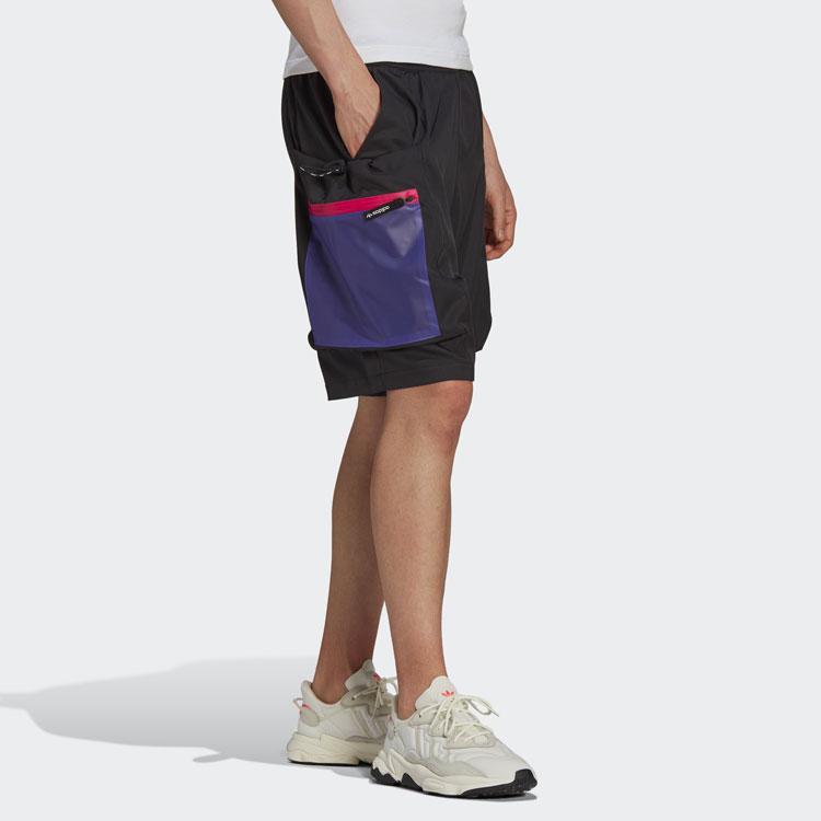 Adidas Originals Clover G Outd Shorts With Contrast Pockets Men Bottoms Black HA4740