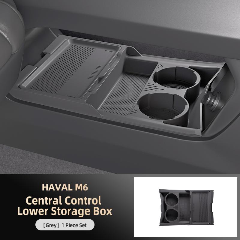 Suitable for Great Wall Haval M6 Center Control Storage Box Pad Storage Box Lower Layer Car Supplies Decoration Accessories