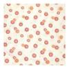 Cluster Japanese Tenugui Towel Set - Double Layered, Wasai Gauze, Fray-Resistant, Panda & Camellia Print, 3-Piece Set, 100% Cotton Gauze,