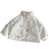 Fashionable Girls' Winter Cotton Jacket with Fleece Lining - Warm, Padded Outerwear for Children