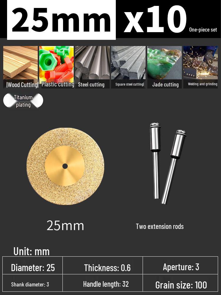 Diamond Electric Drill Grinder Cutting & Sanding Disc Set