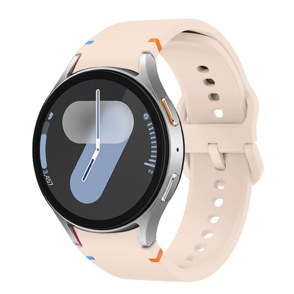 Nowy Oryginalny Silikonowy Pasek do Samsung Watch 7 6 5 Pro 44mm 40mm 45mm Sportowa Bransoleta do Galaxy Watch 6Classic 43mm 47mm Pasek