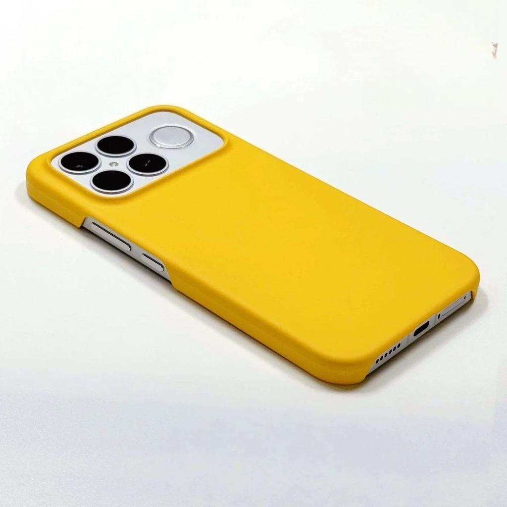 Solid Color Hard Phone Case for Xiaomi Poco F9 Ultra F8 Pro K100 Pro MAX Shockproof Anti Scratch Lightweight Simple Half Wrapped Protective Back Cover
