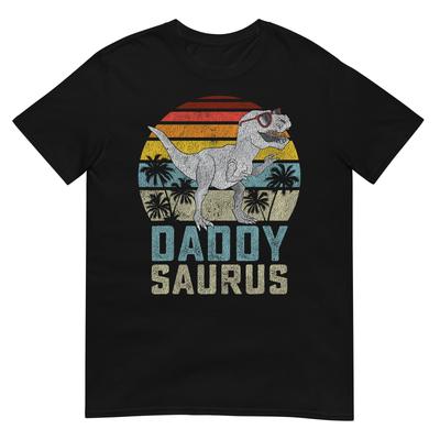Daddysaurus T Rex Dinosaur Daddy Saurus Family Matching TShirt
