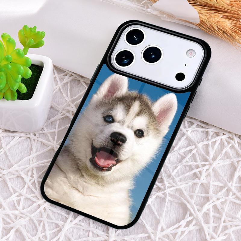 

Siberian Husky Dog Shockproof Phone Case for iPhone 17 Air 16e 15 11 12 14 13 Pro Max Cover Coque iPhone 15 Pro Max