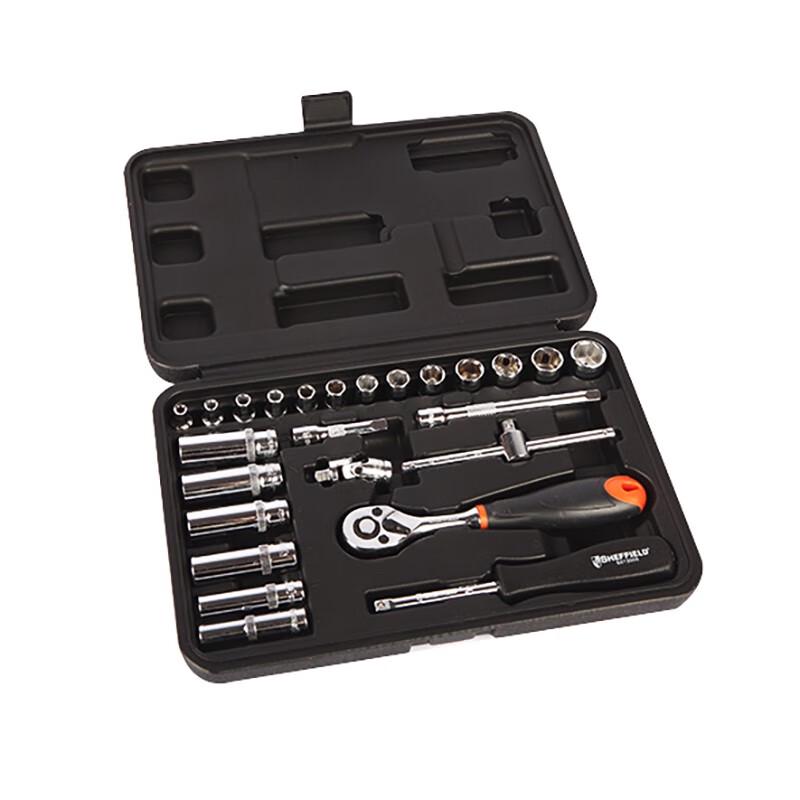 Gangdun 25-Piece 6.3mm Metric Socket Set