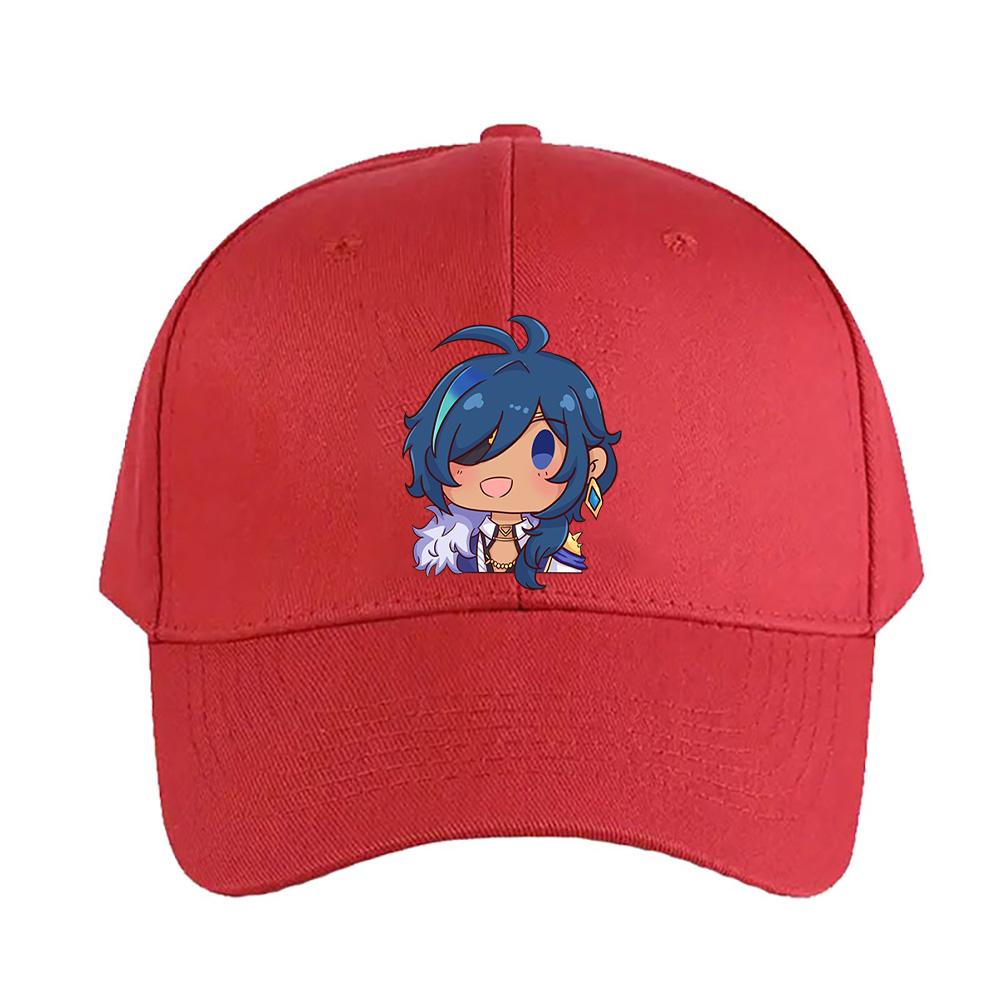 Chibi Kaeya Genshin Impact Cap Summer Woman Man Adult Casual Fashion Casual Adjustable Fishing Hat Sun Hat Baseball Cap