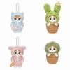 Mofusand Shark Cat Plush Toy With Keychain For Girls And Teens Collectible Gift