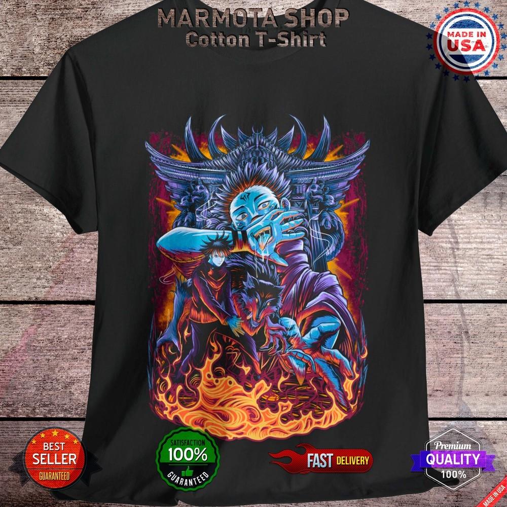 

Сукуна Рёмен Магическая битва Футболка Годжо Сатору Аниме Японская футболка JJK M