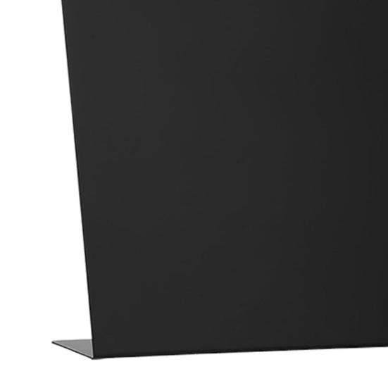 L-Shaped Metal Memo Board Magnetic Surface Desktop Display Stand For Notes Photos