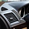 Carbon Fiber Information Button Cover Trim Decor For Mitsubishi Lancer 2008-2015