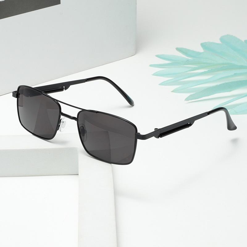 Spring Style 3Pcs/set Rectangle Sunglasses Fashion Metal Frame Women Men Ellipse Sun Glasses for Female Male Square Sunglasses