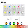 3mm 5mm LED Diode Assorted Kit White Green Red Blue Yellow Orange F3 F5 Light Emitting DIY Led Lights Diodes Electronic Kit