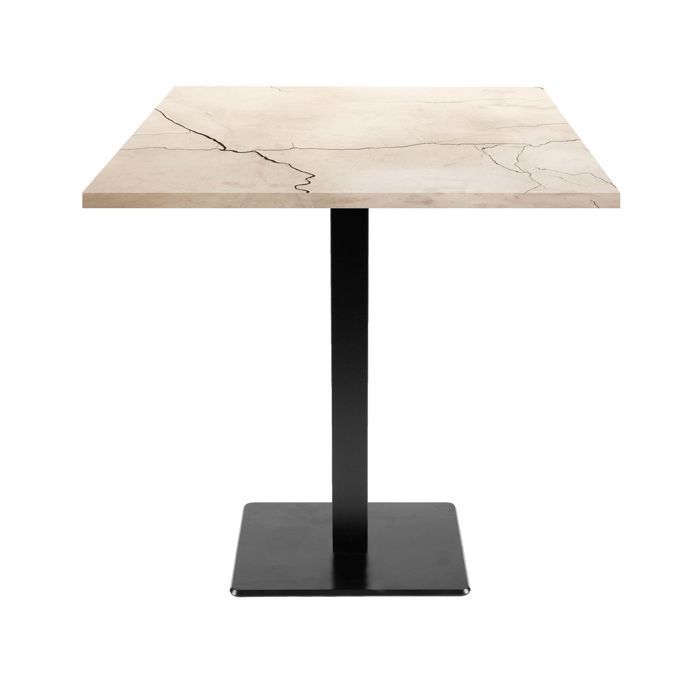 Table 70 X 70 Cm - Milan White Moon Model
