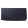 Paul Smith Highlight Stitch SS24 Long Wallet with Leather Cover and Coin 813006 P855 Purse, Navy, (No Personalization)
