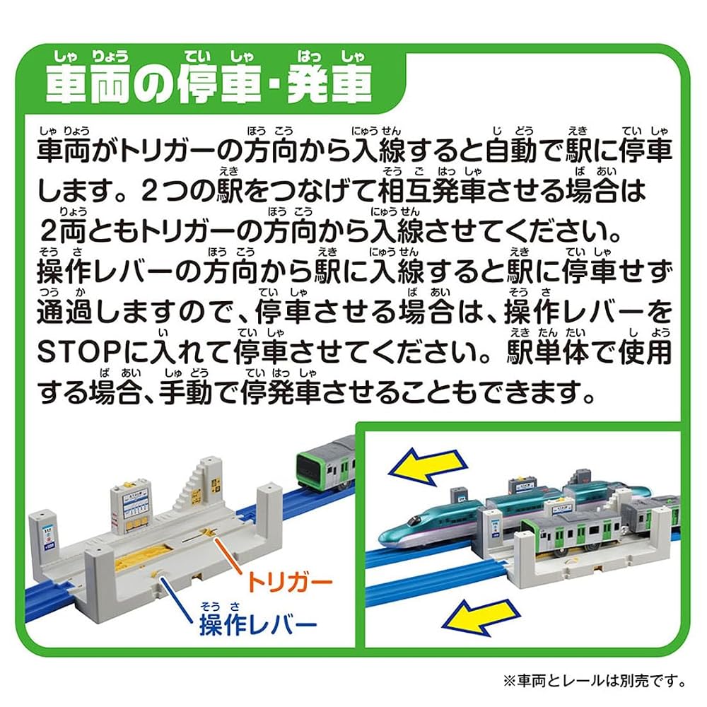 TAKARA TOMY Plarail J-25 Automatic Dual Departure Station Train Toy for Ages 3+