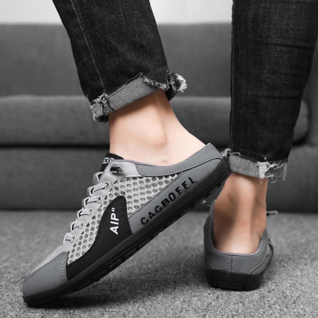 Men's Lightweight Mesh Slip-On Casual Shoes with Breathable Design