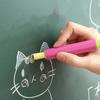 10 Stück Kreidehalter, verstellbar, verhindert Bruch, staubdicht, zum Schreiben, Kunststoff, Lehrer-Kreidestift-Clips für die Schule