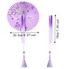 with Tassel Chinese-Style Shell Fan Magnetic Plastic Handle Retro Handheld Fan  Home Decoration