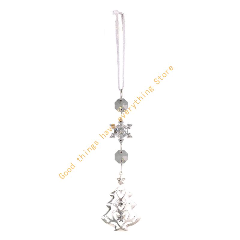 

Transparent Acrylic Christmas Tree Ornament Shatterproof Hanging Decors Durable Holiday Decoration For Family Party 55KF